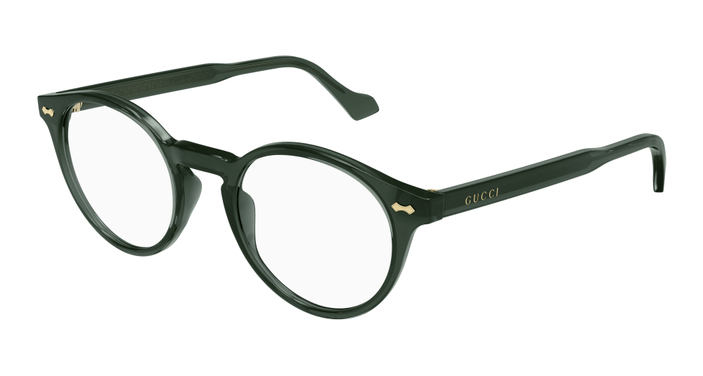 Gucci GG0738O-007 ROUND/OVAL/PANTHOS Optical Frame - Green