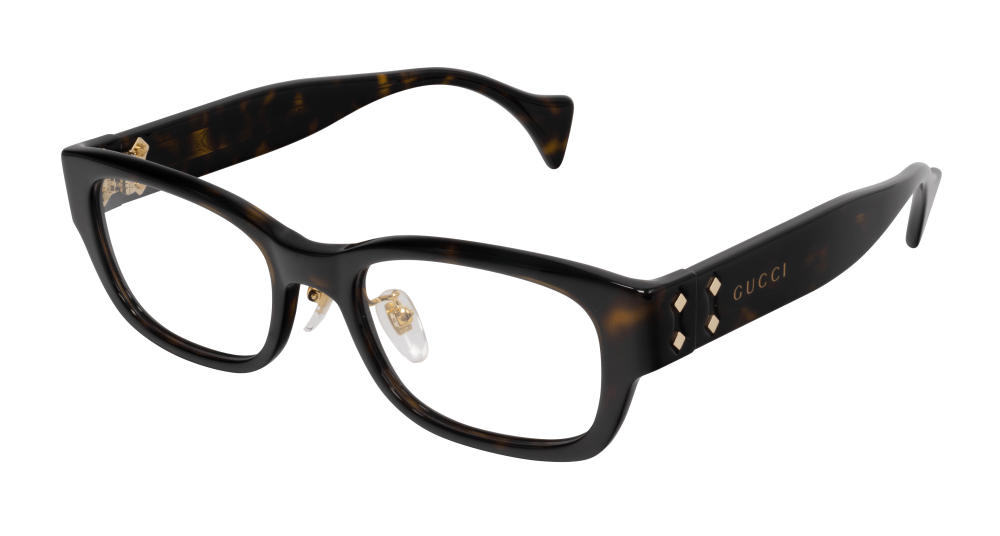 Gucci GG1744OJ-002 RECTANGULAR / SQUARED Optical Frame - Havana