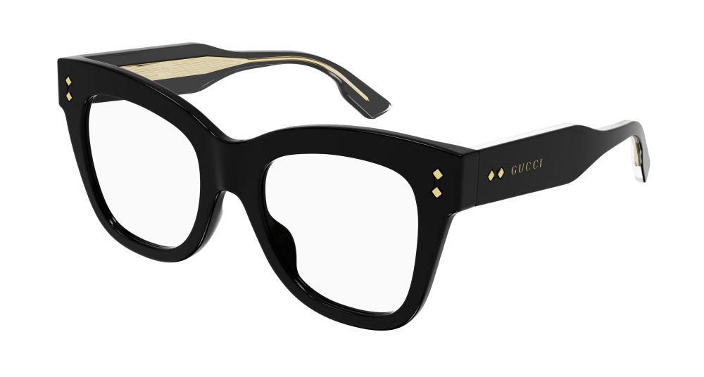 Gucci GG1082O-001 Womens CAT EYE Optical Frame - Black