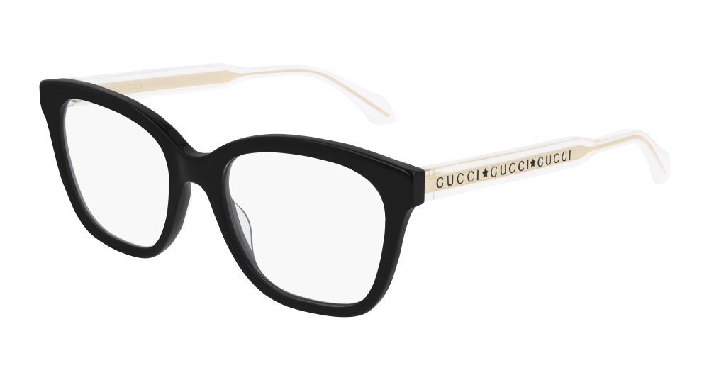Gucci GG0566ON-001 Womens RECTANGULAR / SQUARED Optical Frame - Black