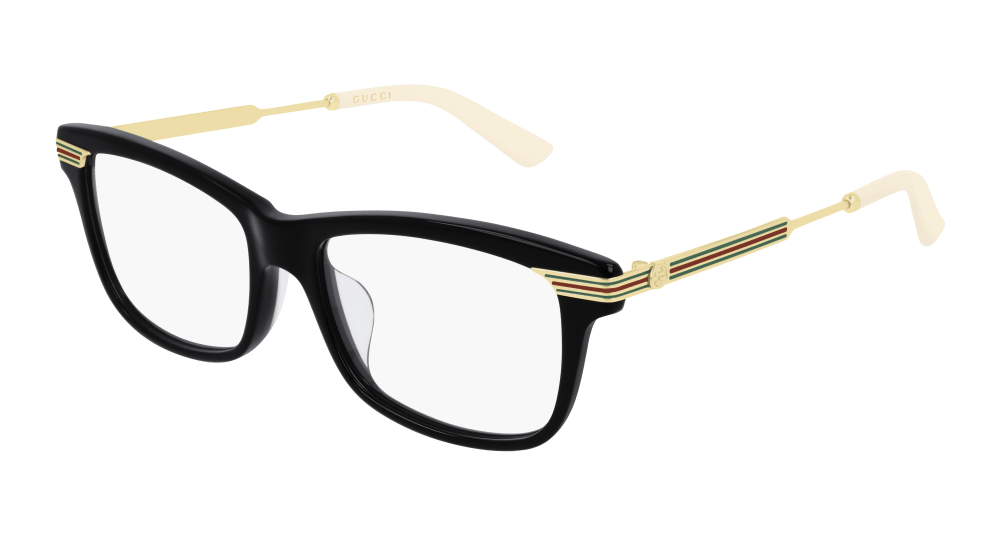 Multi-brand GG0524O-005 Womens RECTANGULAR / SQUARED Optical Frame - Black