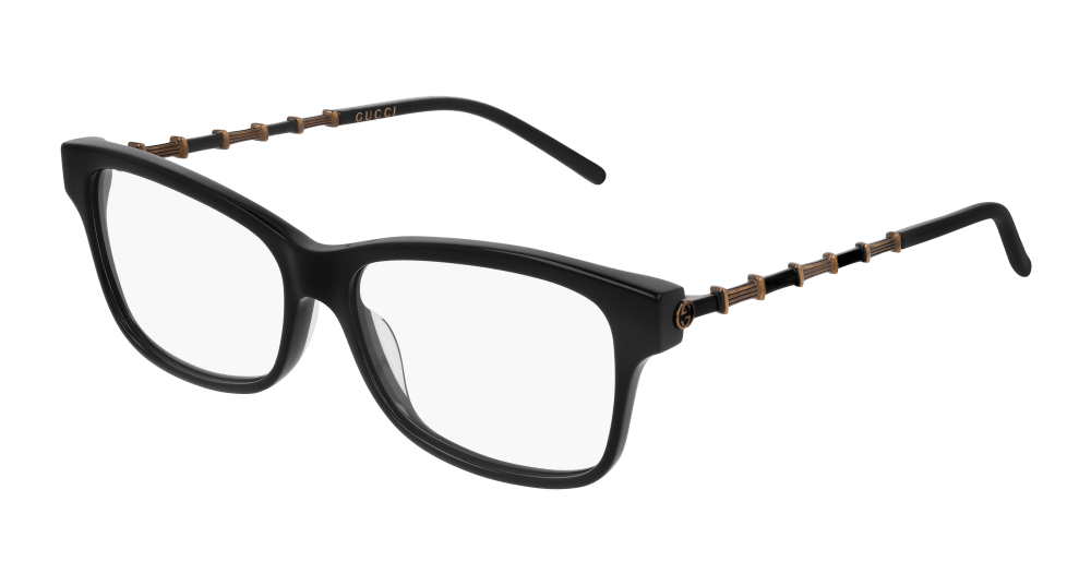 Multi-brand GG0657O-001 Womens RECTANGULAR / SQUARED Optical Frame - Black