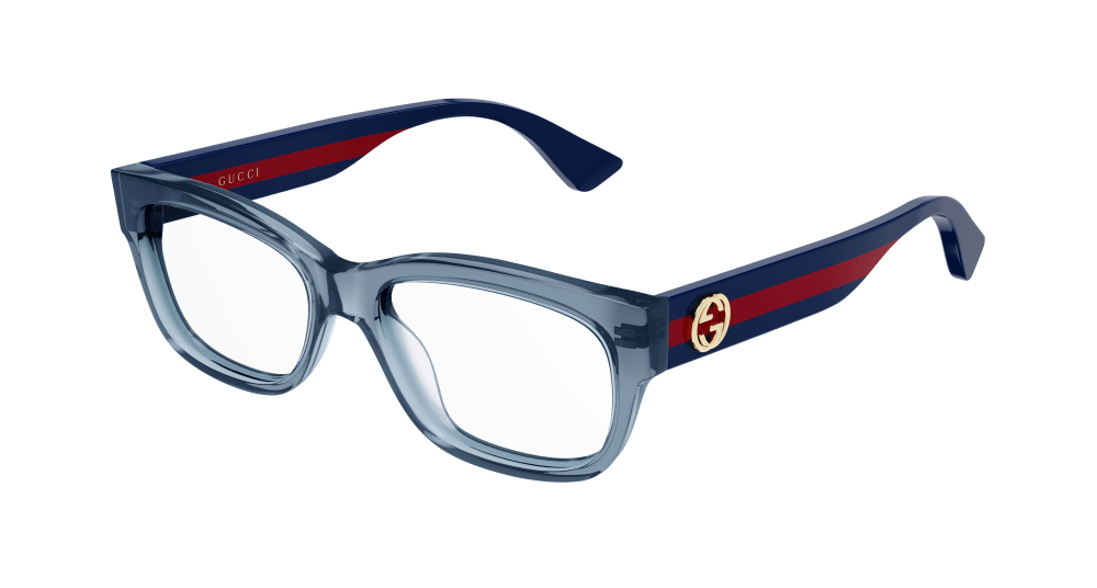 Multi-brand GG0278O-017 Womens RECTANGULAR / SQUARED Optical Frame - Blue