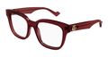 Gucci GG0958O-006 Womens RECTANGULAR / SQUARED Optical Frame - Burgundy