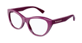 Multi-brand GG1172O-006 Womens CAT EYE Optical Frame - Burgundy