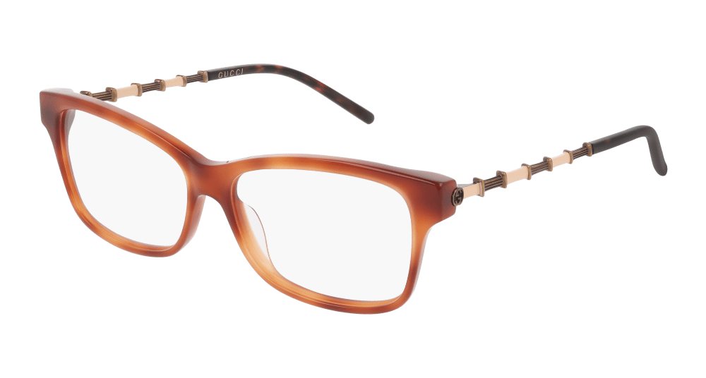 Multi-brand GG0657O-003 Womens RECTANGULAR / SQUARED Optical Frame - Havana
