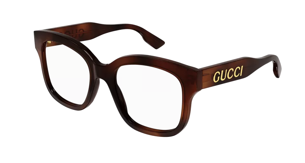 Gucci GG1155O-002 Womens ROUND/OVAL/PANTHOS Optical Frames - Havana