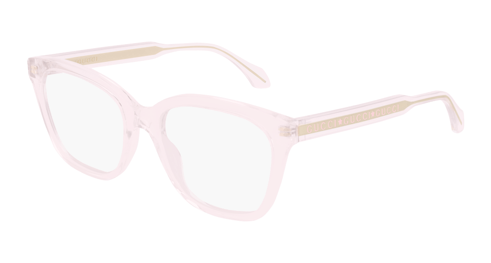 Gucci GG0566ON-004 Womens RECTANGULAR / SQUARED Optical Frame - Pink
