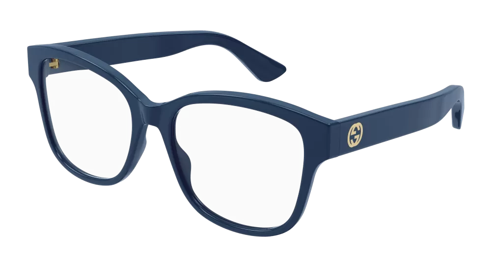 Gucci GG1340O-006 Womens RECTANGULAR / SQUARED Optical Frames - Blue