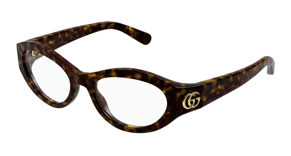 Gucci GG1405O-002 Womens Cat Eye Optical Frames - Havana