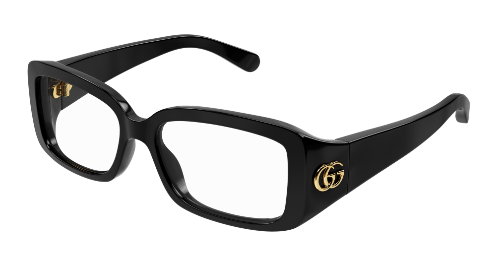 Multi-brand GG1406O-001 Womens RECTANGULAR / SQUARED Optical Frame - Black