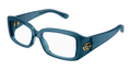 Multi-brand GG1406O-003 Womens RECTANGULAR / SQUARED Optical Frame - Blue