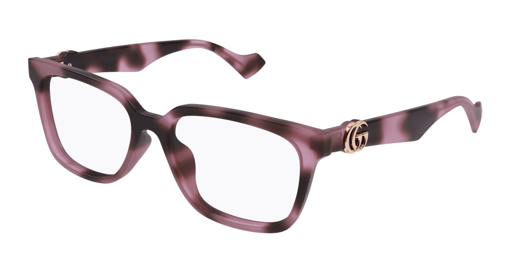 Gucci GG1537OK-004 Womens RECTANGULAR / SQUARED Optical Frame - Pink