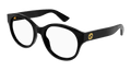 Gucci GG1580O-001 Womens ROUND/OVAL/PANTHOS Optical Frame - Black