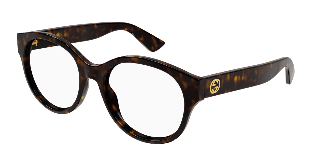 Gucci GG1580O-002 Womens ROUND/OVAL/PANTHOS Optical Frame - Havana