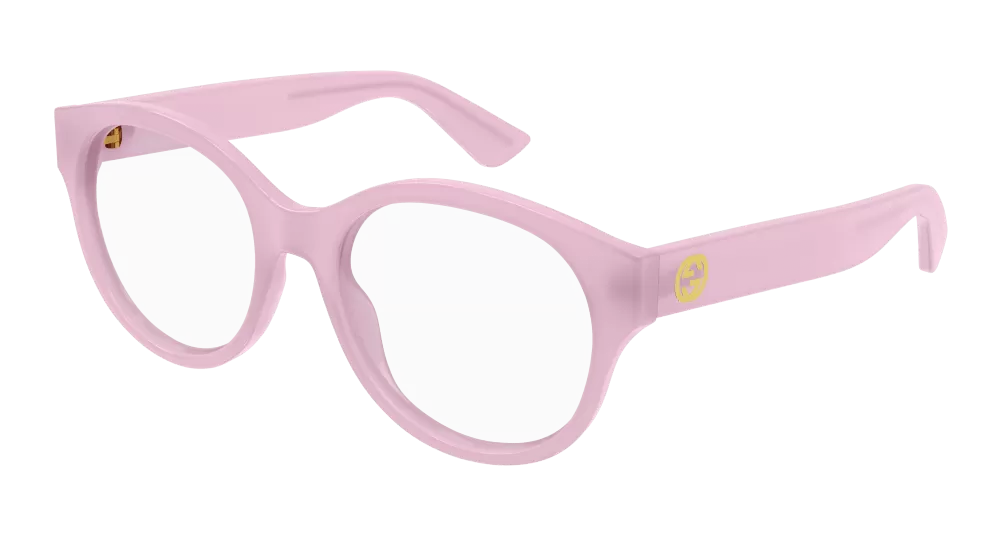 Gucci GG1580O-004 Womens ROUND/OVAL/PANTHOS Optical Frames - Pink