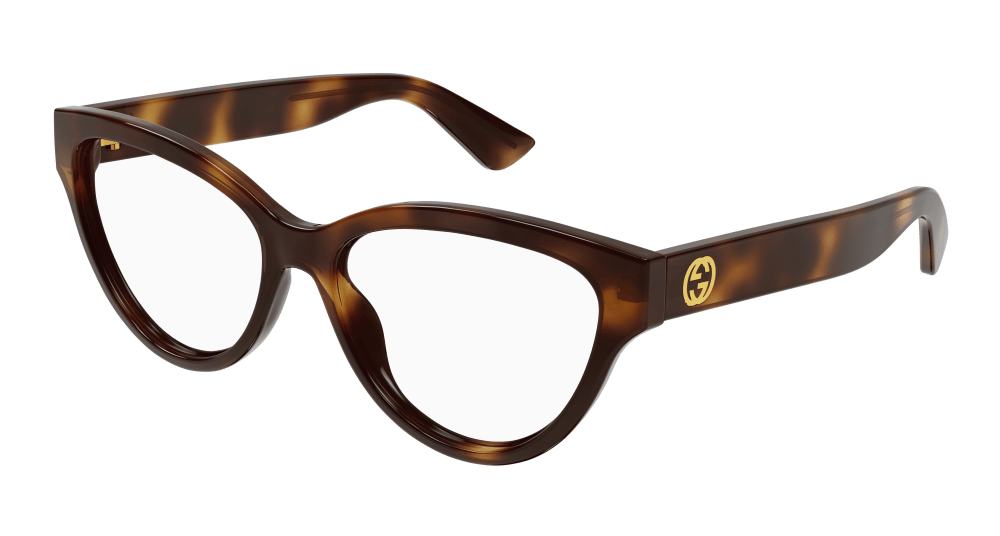 Gucci GG1581O-002 Womens ROUND/OVAL/PANTHOS Optical Frame - Havana