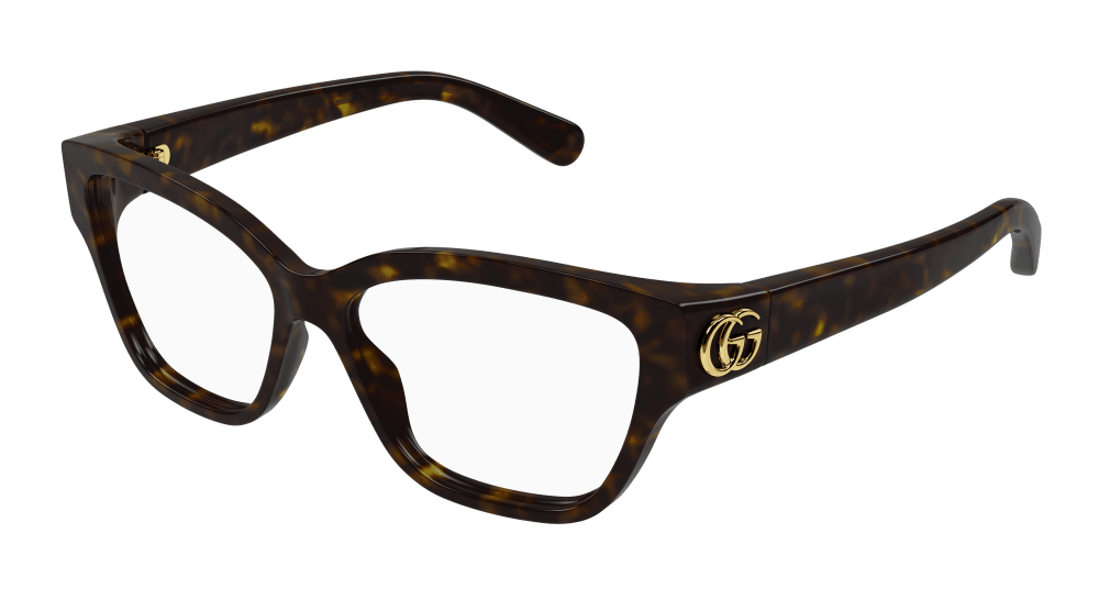 Gucci GG1597O-002 Womens CAT EYE Optical Frame - Havana