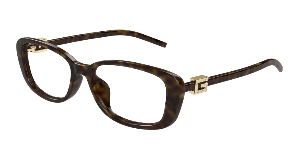 Gucci GG1685OK-004 Womens RECTANGULAR / SQUARED Optical Frame - Havana