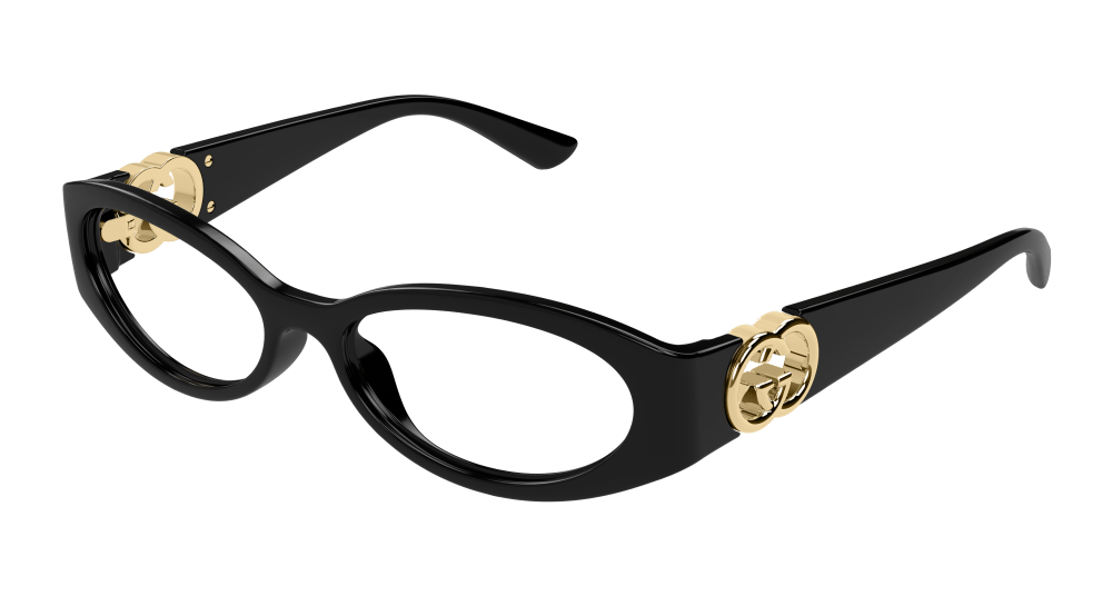 Gucci GG1693O-001 Womens ROUND/OVAL/PANTHOS Optical Frame - Black