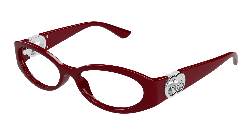 Multi-brand GG1693O-004 Womens ROUND/OVAL/PANTHOS Optical Frame - Burgundy
