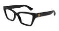 Gucci GG1715O-001 Womens CAT EYE Optical Frame - Black