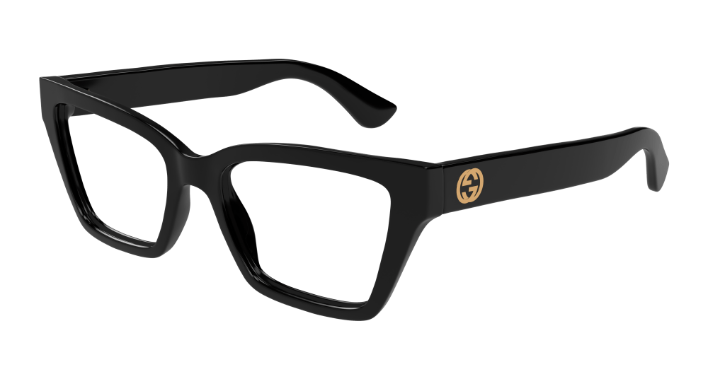 Gucci GG1715O-001 Womens CAT EYE Optical Frame - Black