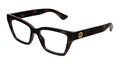 Gucci GG1715O-002 Womens CAT EYE Optical Frame - Havana