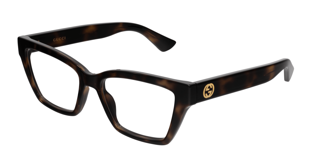 Gucci GG1715O-002 Womens CAT EYE Optical Frame - Havana