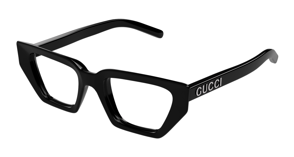 Multi-brand GG1720O-001 Womens CAT EYE Optical Frame - Black