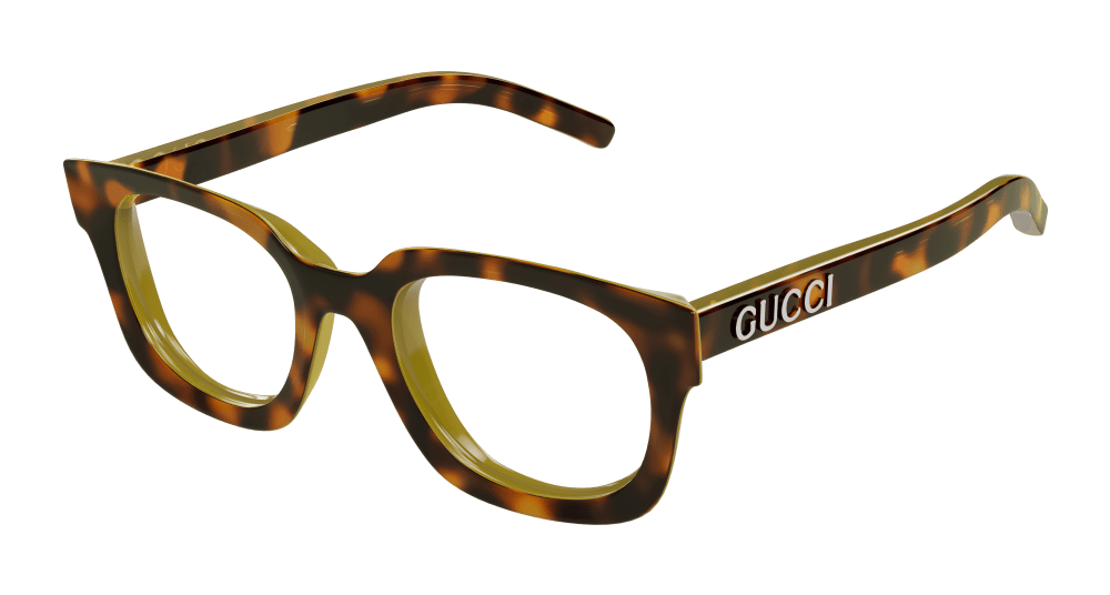 Gucci GG1721O-002 Womens RECTANGULAR / SQUARED Optical Frame - Havana