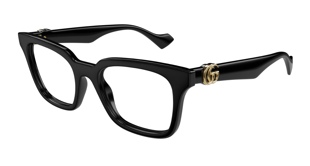 Gucci GG1728O-001 Womens RECTANGULAR / SQUARED Optical Frame - Black