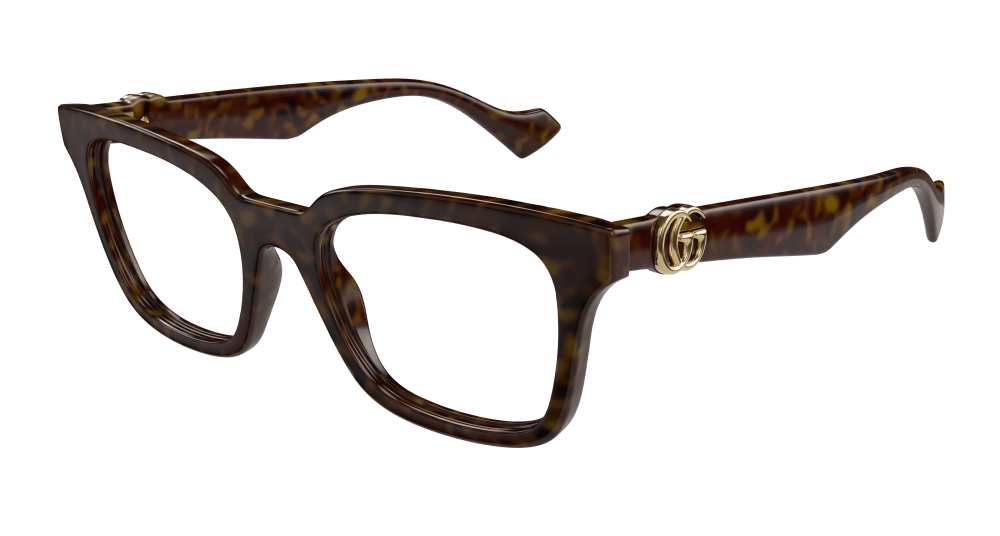 Gucci GG1728O-002 Womens RECTANGULAR / SQUARED Optical Frame - Havana