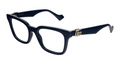 Gucci GG1728O-003 Womens RECTANGULAR / SQUARED Optical Frame - Blue