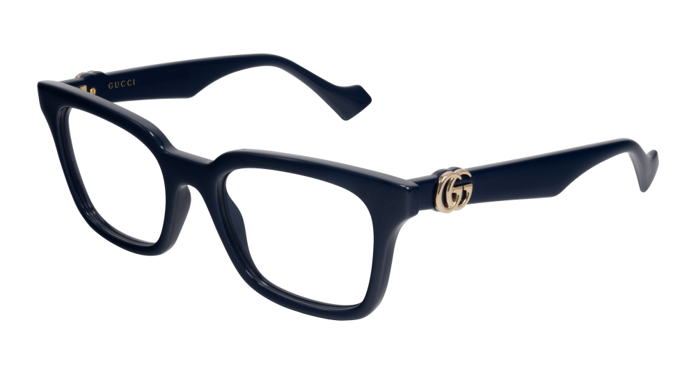 Gucci GG1728O-003 Womens RECTANGULAR / SQUARED Optical Frame - Blue