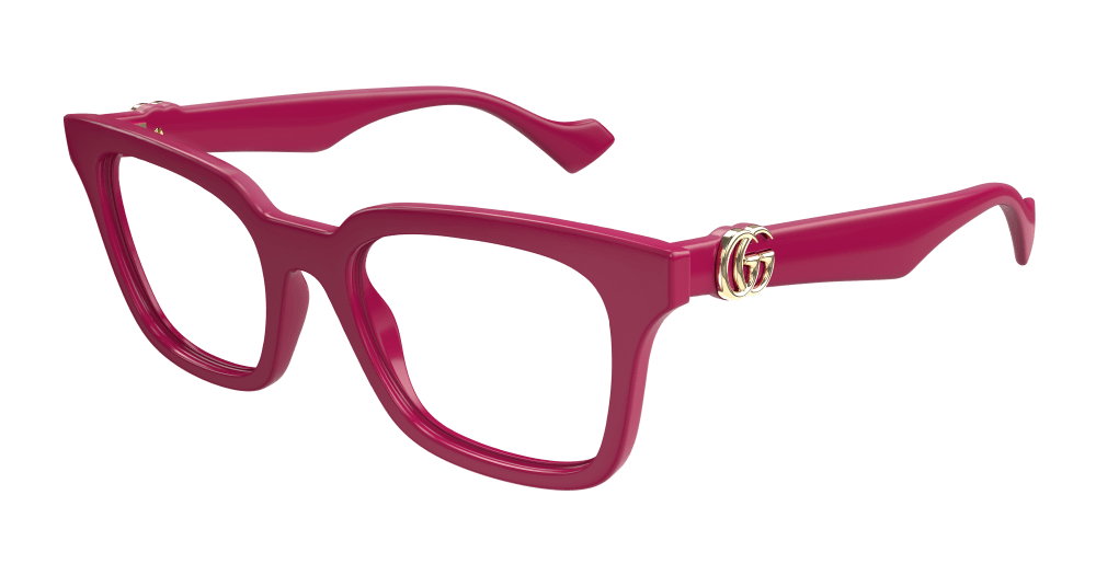 Gucci GG1728O-004 Womens RECTANGULAR / SQUARED Optical Frame - Red