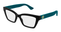 Gucci GG1715O-010 Womens CAT EYE Optical Frame - Black