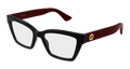 Gucci GG1715O-011 Womens CAT EYE Optical Frame - Black