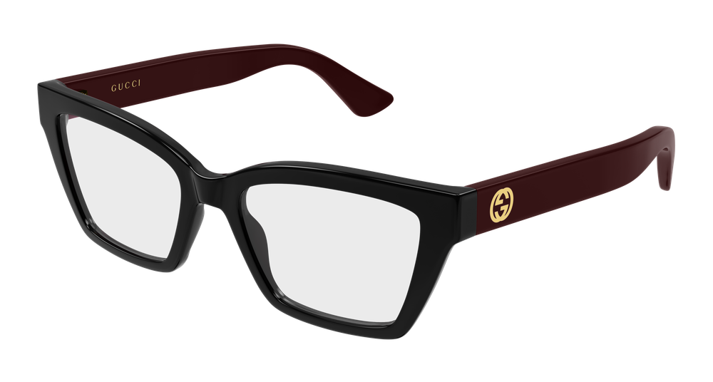 Gucci GG1715O-011 Womens CAT EYE Optical Frame - Black