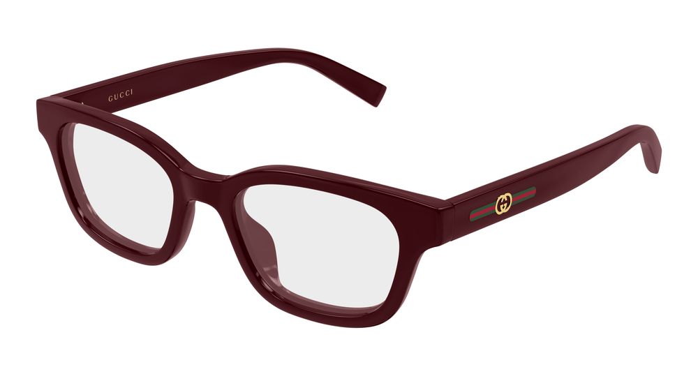 Gucci GG2103OL-007 Womens RECTANGULAR / SQUARED Optical Frame - Burgundy