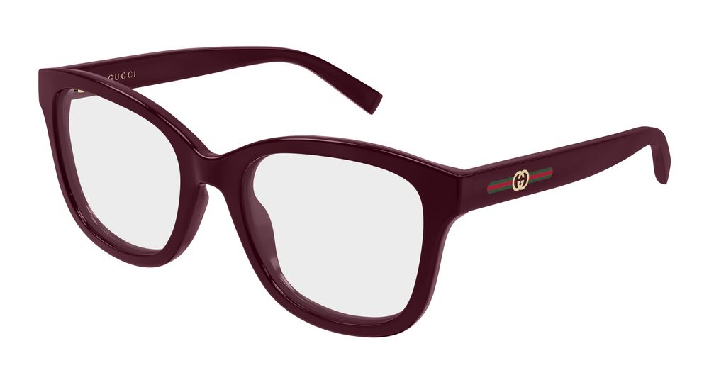 Gucci GG2104O-003 Womens RECTANGULAR / SQUARED Optical Frame - Burgundy