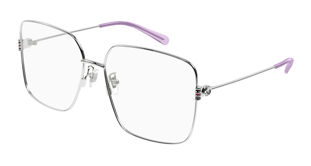 Multi-brand GG1284OA-002 Womens RECTANGULAR / SQUARED Optical Frame - Silver