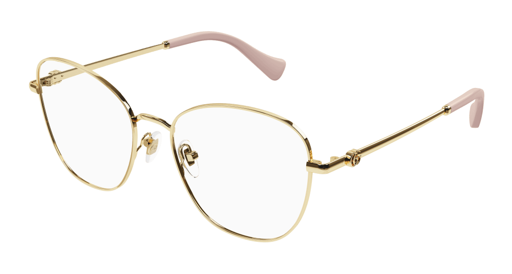 Multi-brand GG1418O-003 Womens CAT EYE Optical Frame - Gold