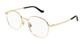 Multi-brand GG1469OA-001 Womens ROUND/OVAL/PANTHOS Optical Frame - Gold