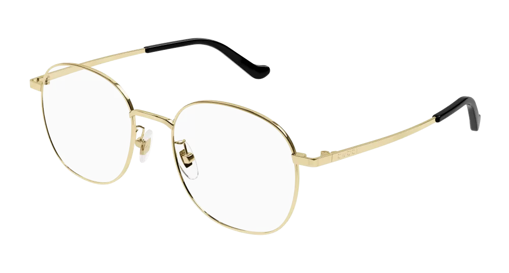 Gucci GG1469OA-001 Womens ROUND/OVAL/PANTHOS Optical Frames - Gold