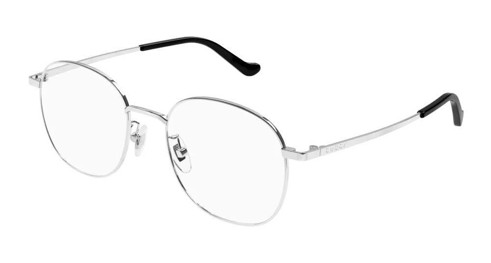 Gucci GG1469OA-002 Womens ROUND/OVAL/PANTHOS Optical Frames - Silver