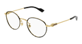 Gucci GG1613OJ-001 Womens ROUND/OVAL/PANTHOS Optical Frame - Gold