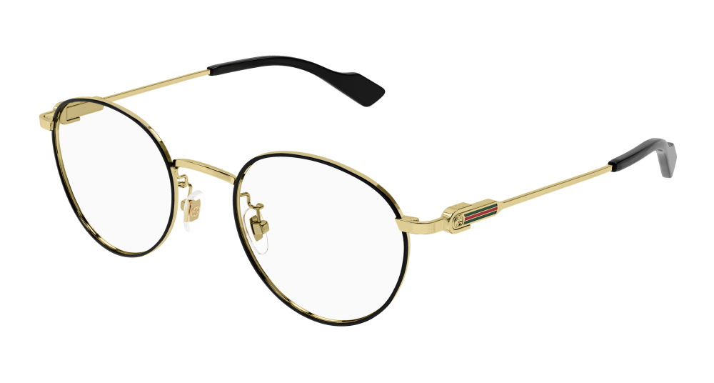 Gucci GG1613OJ-001 Womens ROUND/OVAL/PANTHOS Optical Frame - Gold
