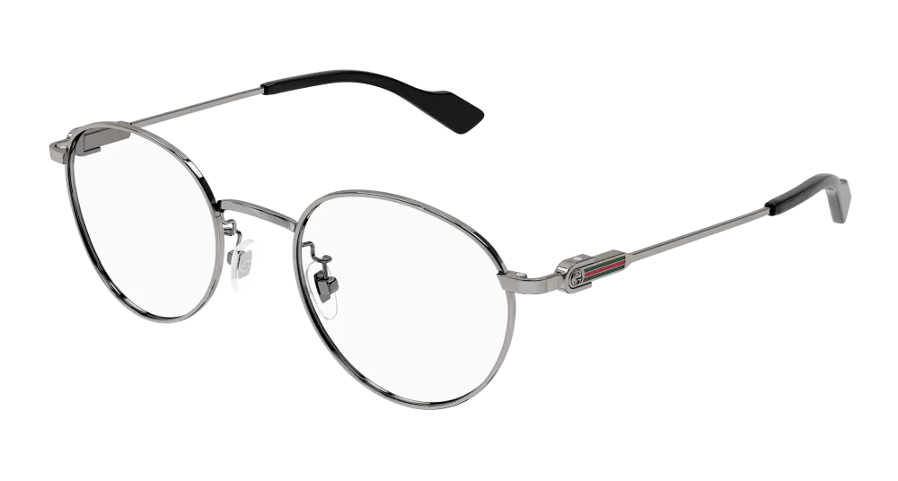 Gucci GG1613OJ-003 Womens ROUND/OVAL/PANTHOS Optical Frames - Ruthenium