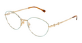 Multi-brand GG1699O-002 Womens CAT EYE Optical Frame - Gold